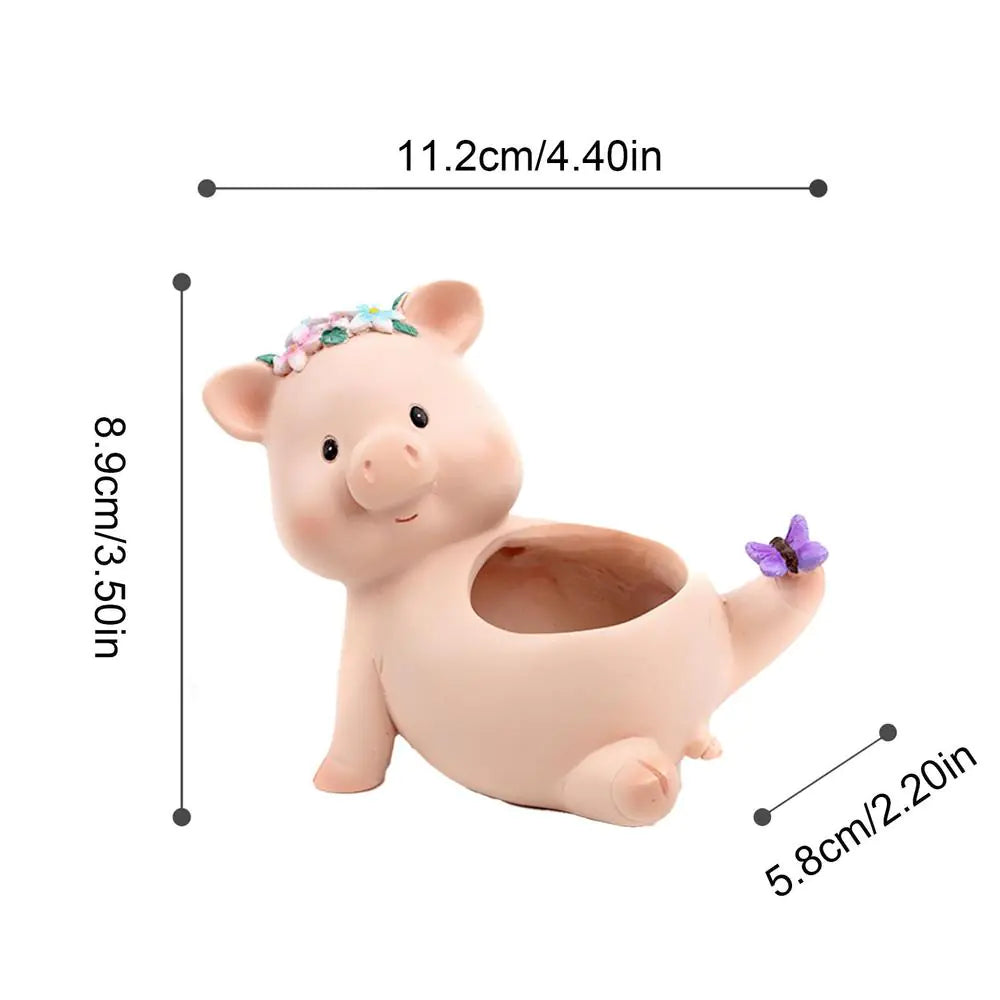 Adorable Piggy Succulent Planter Pot Set