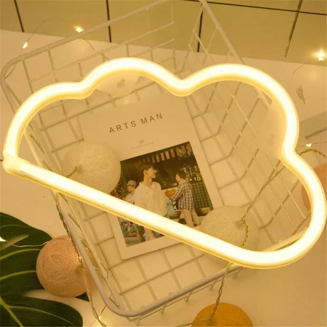 Cartoon Cloud LED Neon Sign Lamp