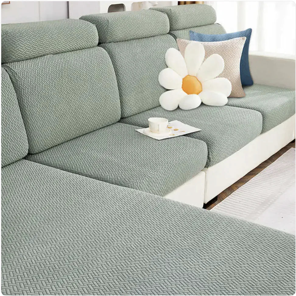 Solid Color Stretch Sofa Cover