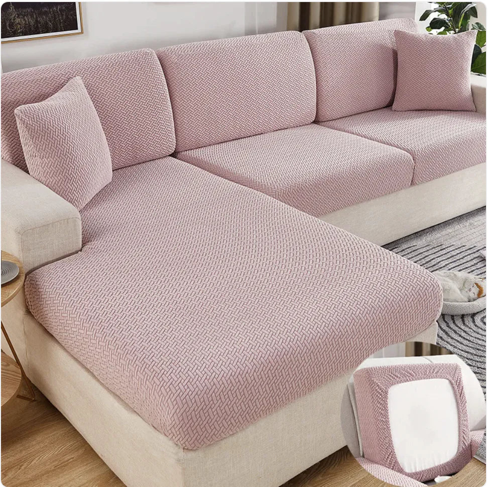 Solid Color Stretch Sofa Cover