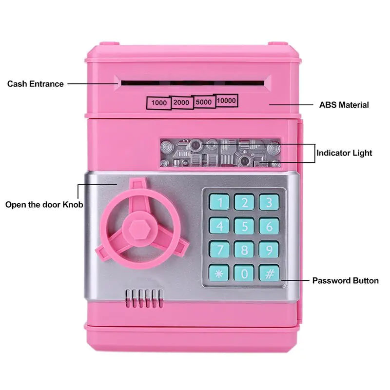 Electronic Piggy Bank ATM Mini Money Box