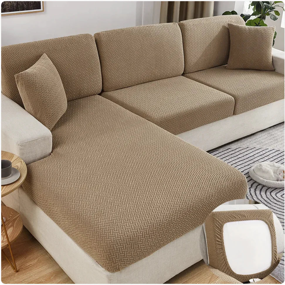 Solid Color Stretch Sofa Cover