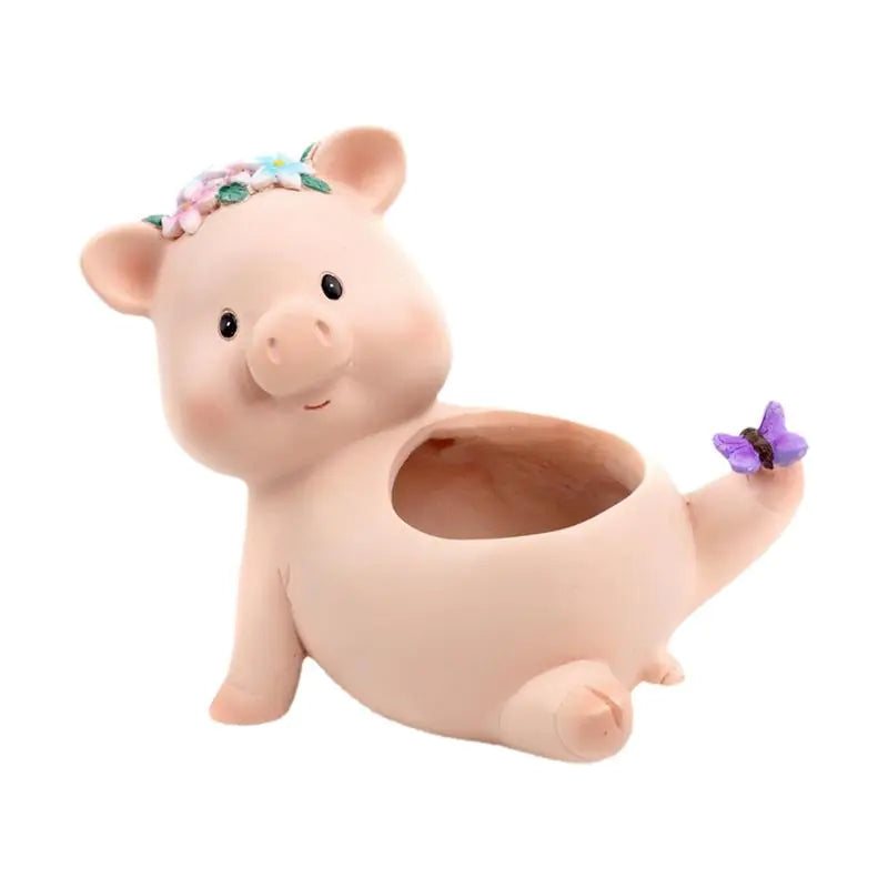 Adorable Piggy Succulent Planter Pot Set