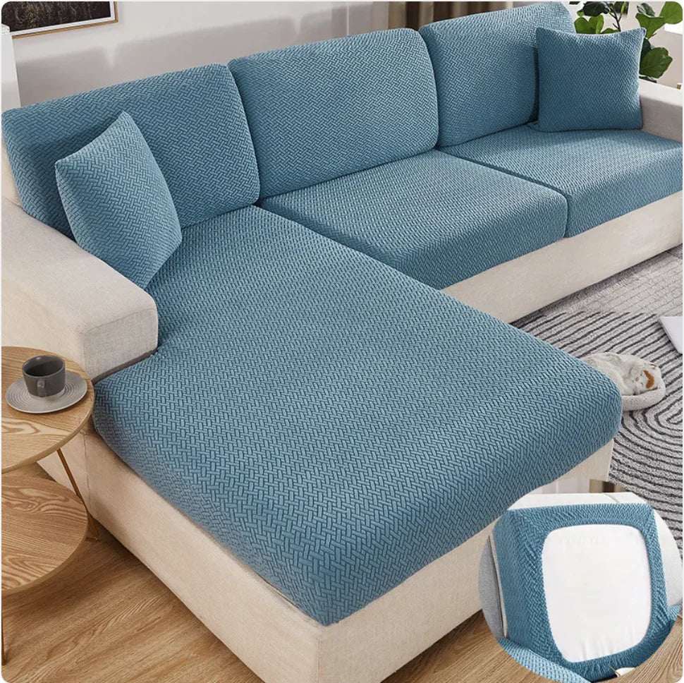 Solid Color Stretch Sofa Cover