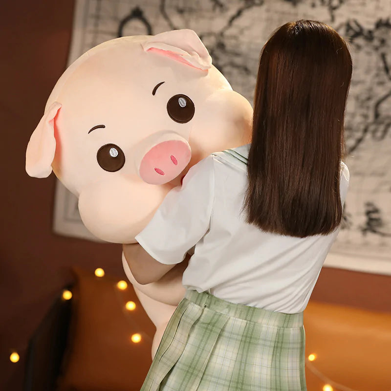 Giant Kawaii Piggy Plush Toy